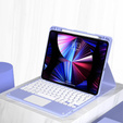 Pouzdro + klávesnice iPad Air 10.9 4 2020 / 5 2022, Touchpad, fialové