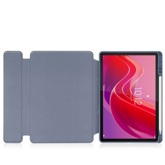 Pouzdro s klávesnicí pro Lenovo Tab M11, Rotary 360° Leather, fialové