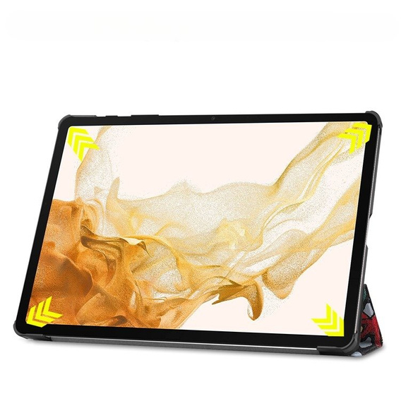 Pouzdro pro Samsung Galaxy Tab S9 Plus, Smartcase, graffiti