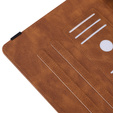 Pouzdro pro Lenovo Tab M11, Butterfly, hnědé