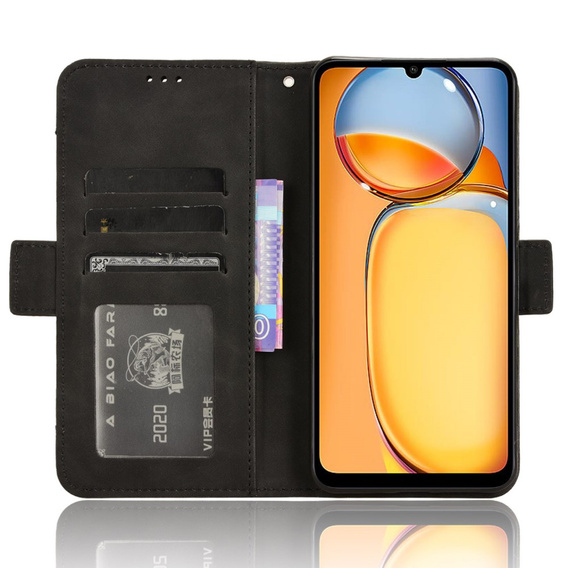 Klopové pouzdro pro Xiaomi Redmi 13C / Poco C65, Card Slot, černé