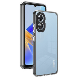 Pouzdro pro Oppo A17, Fusion Hybrid, transparentní / černé