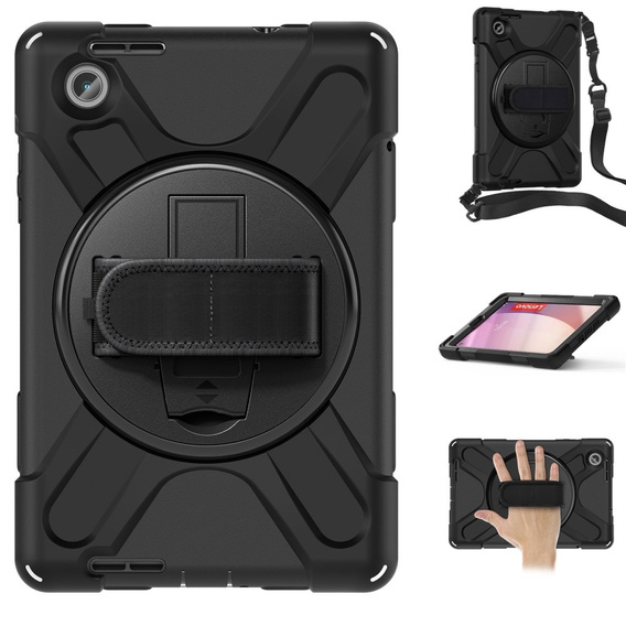 Dětské pouzdro pro Lenovo Tab M8 Gen 4 TB-300FU, pancéřované, černé