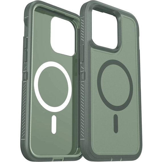 Pouzdro s rámečkem pro iPhone 15 Pro Max, pro MagSafe, zelené