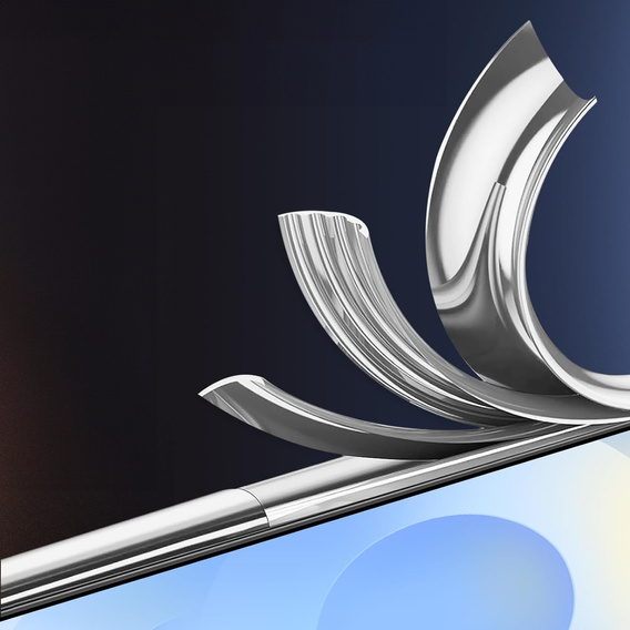 Pouzdro pro Samsung Galaxy S25 Edge, Electro MagSafe, stříbrné + sklo na displej