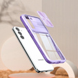 Pouzdro pro Samsung Galaxy A14 4G/5G, Slide Camera, fialové
