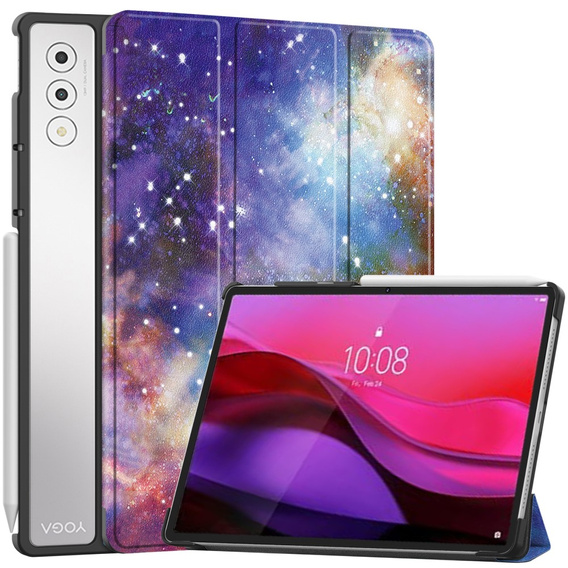Pouzdro pro Lenovo Yoga Tab Plus, Smartcase, galaxy