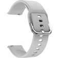 Pasek Silikonowy z klamrą 22mm uniwersalny - Grey