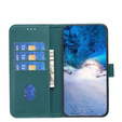 Klopové pouzdro pro Samsung Galaxy A35 5G, BINFEN Wallet, zelené