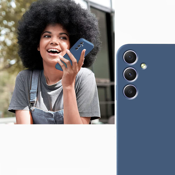 Pouzdro pro Samsung Galaxy A34 5G, Silicone Lite, modré