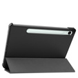 Pouzdro pro Samsung Galaxy Tab S9 FE, trojité, černé