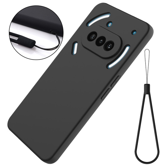 Pouzdro pro Nothing Phone 3a, Silicone Lite, černé