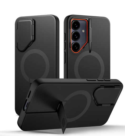 Pouzdro Suritch Shockproof s podstavcem a MagSafe pro Samsung Galaxy S25 FE