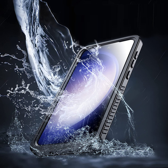Vodotěsné pouzdro IP68 pro Samsung Galaxy S23, černé