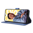 Klopové pouzdro pro Realme C55, Wallet, Smart Magnet, modré