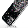 Pouzdro pro Realme 8i, Glittery, černé