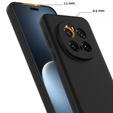 Pouzdro pro Honor Magic7 Pro 5G, Silicone MagSafe, černé