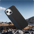 Pouzdro pro iPhone 13, Carbon Fiber MagSafe, černá / modrá