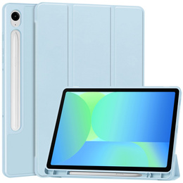 Pouzdro pro Samsung Galaxy Tab S10 FE+ Plus, Smartcase s prostorem pro stylus, modré