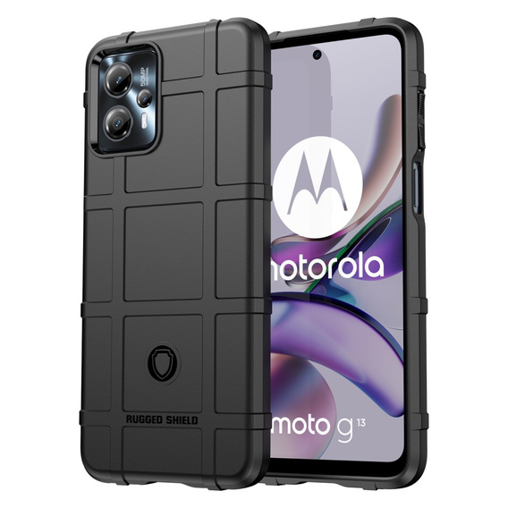 Pouzdro pro Motorola Moto G13 / G23, Rugged Shield, černé