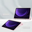 Pouzdro pro Samsung Galaxy Tab S9 FE / S10 FE, Smartcase Hybrid, se slotem na stylus, růžové
