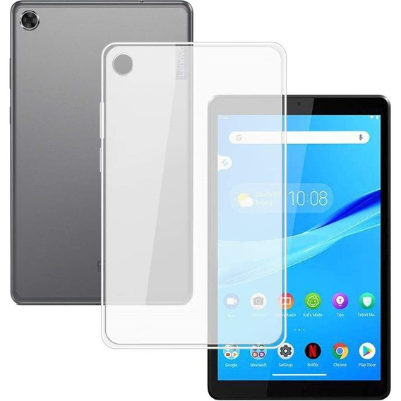 Pouzdro pro Lenovo Tab M8 / M8 G2 (TB-8505F/8505X / TB-8705F/TB-8705L), silikonové, průhledné