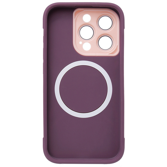 Pouzdro pro iPhone 15 Pro, ERBORD Armor Mag, kaštanové