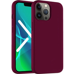 Pouzdro pro iPhone 14 Pro Max, Silicone Lite, červené