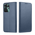 Klopové pouzdro pro Oppo Reno 11F 5G, Smart Magnetic, námořnicky modré + 9H sklo 