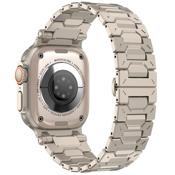 Náramek pro Apple Watch 1/2/3/4/5/6/7/8/9/10/SE/ULTRA/ULTRA 2 42/44/45/46/49MM, titanový
