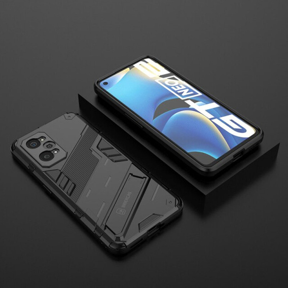 Pouzdro pro Realme GT 2 5G / GT Neo 2 / GT Neo 3T, Military kickstand, modré