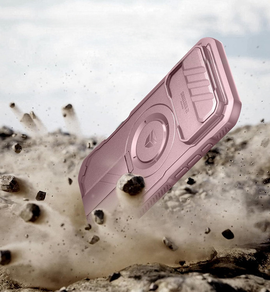 Pancéřové pouzdro Dexnor se stojánkem a spouští fotoaparátu, pro MagSafe pro iPhone Air