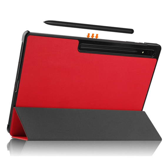 Pouzdro pro Samsung Galaxy Tab S9 Ultra, Smartcase, červené
