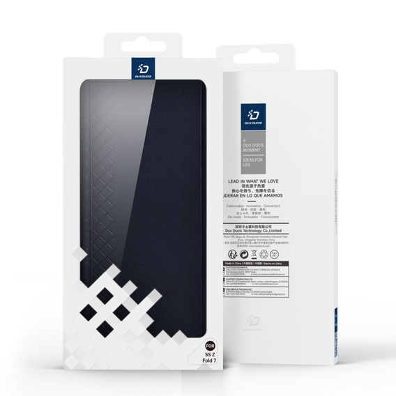 Pouzdro Dux Ducis pro Samsung Galaxy Z Fold7 5G, Bri, modré