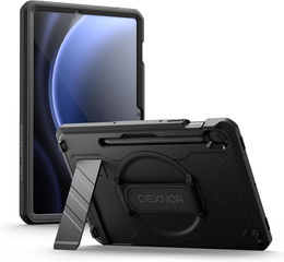 Pancéřové pouzdro pro Samsung Galaxy Tab S10 Lite / S10 FE / S9 FE / Tab S9, Dexnor Full Body, černé
