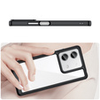 Pouzdro pro Xiaomi Redmi Note 13 5G, Fusion Hybrid, transparentní / černé