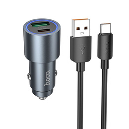 Autonabíječka Hoco Z60 USB-A + USB-C 48 W s kabelem