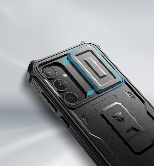 Pancéřové pouzdro pro Samsung Galaxy A35 5G, Dexnor Full Body (Two Frames), černé