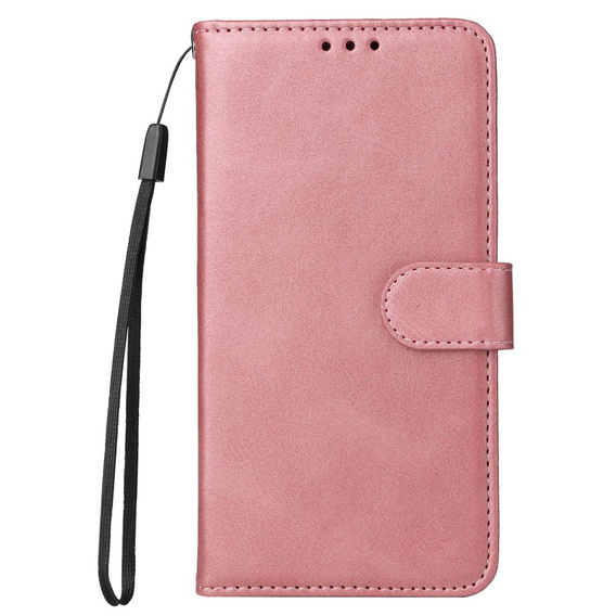 Klopové pouzdro pro Samsung Galaxy A34 5G, Leather Wallet, růžové rose gold