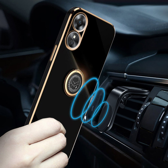 Pouzdro pro Oppo A17, Electro Ring, černé