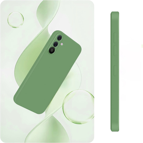 Pouzdro pro Samsung Galaxy A36 5G, Silicone Lite, zelené