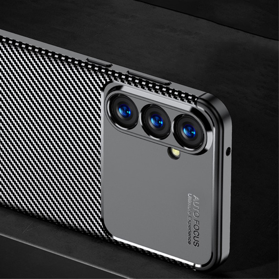 Pouzdro pro Samsung Galaxy S23 FE, Carbon Gel, černé