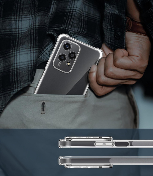 Pouzdro pro Honor 200 Lite, Dropproof, průhledné