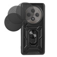 Pouzdro pro Oppo Reno 12FS / Oppo Reno 12F, CamShield Slide, černé