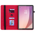 Pouzdro pro Lenovo Tab M9, Wallet Pen Slot, červené