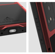 Pouzdro Love Mei pro Samsung Galaxy S20 Ultra, armored with glass, červené