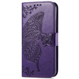 Klopové pouzdro pro Infinix Hot 40i, Butterfly, fialové