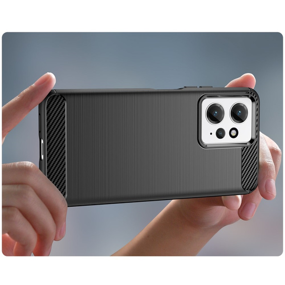 Pouzdro pro Xiaomi Redmi Note 12 4G, Carbon, černé