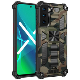 Pouzdro pro Samsung Galaxy S22 5G, Armor Kickstand, zelené