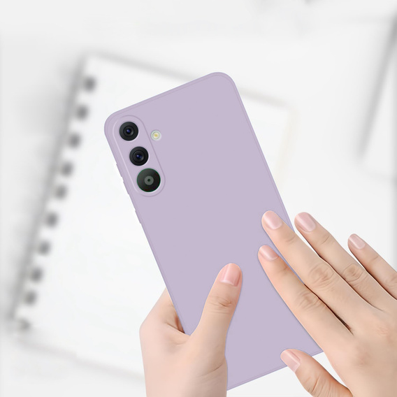 Pouzdro pro Samsung Galaxy A36 5G, Silicone Lite, fialové